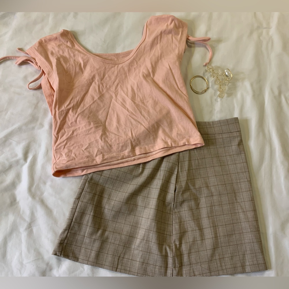 Cute aerie ribboned sleeve tank top